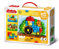 Мозаика для самых маленьких "Трактор" d2,5/7 цв/107 эл BABY TOYS от интернет-магазина Континент игрушек