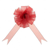 Бант-шар №2,7 органза, бордовый 828216 от интернет-магазина Континент игрушек