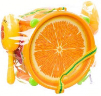 Набор музыкальных инструментов "Фрукты" (барабан, маракасы 2шт) от интернет-магазина Континент игрушек