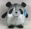 Панда с пайетками, 20 см