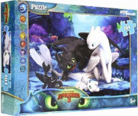 Пазл 104 "Как приручить дракона - 3" (Dreamworks) от интернет-магазина Континент игрушек