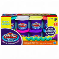 PLAY-DOH. ПЛЭЙ-ДО Набор игровой 8 баночек PLUS 2+ от интернет-магазина Континент игрушек