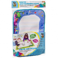 Коврик-водная многоразовая раскраска BONDIBON, МОРЕ, 2 ручки в наборе, 39х29 см. от интернет-магазина Континент игрушек